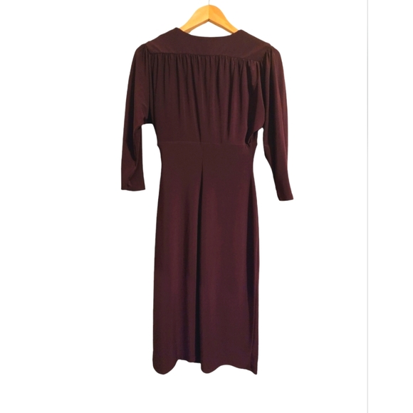 Ralph Lauren Purple Wrap Dress - Picture 4 of 6